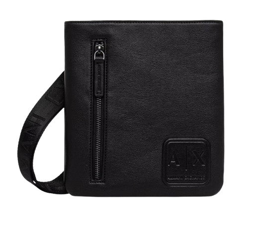 Tracolla uomo Armani Exchange Atlanta flat crossbody black BS26AX43 XM002605 AF22653 UC001