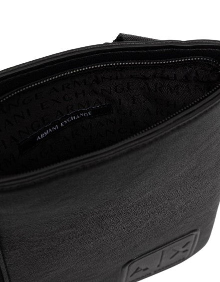 Tracolla uomo Armani Exchange Atlanta flat crossbody black BS26AX43 XM002605 AF22653 UC001