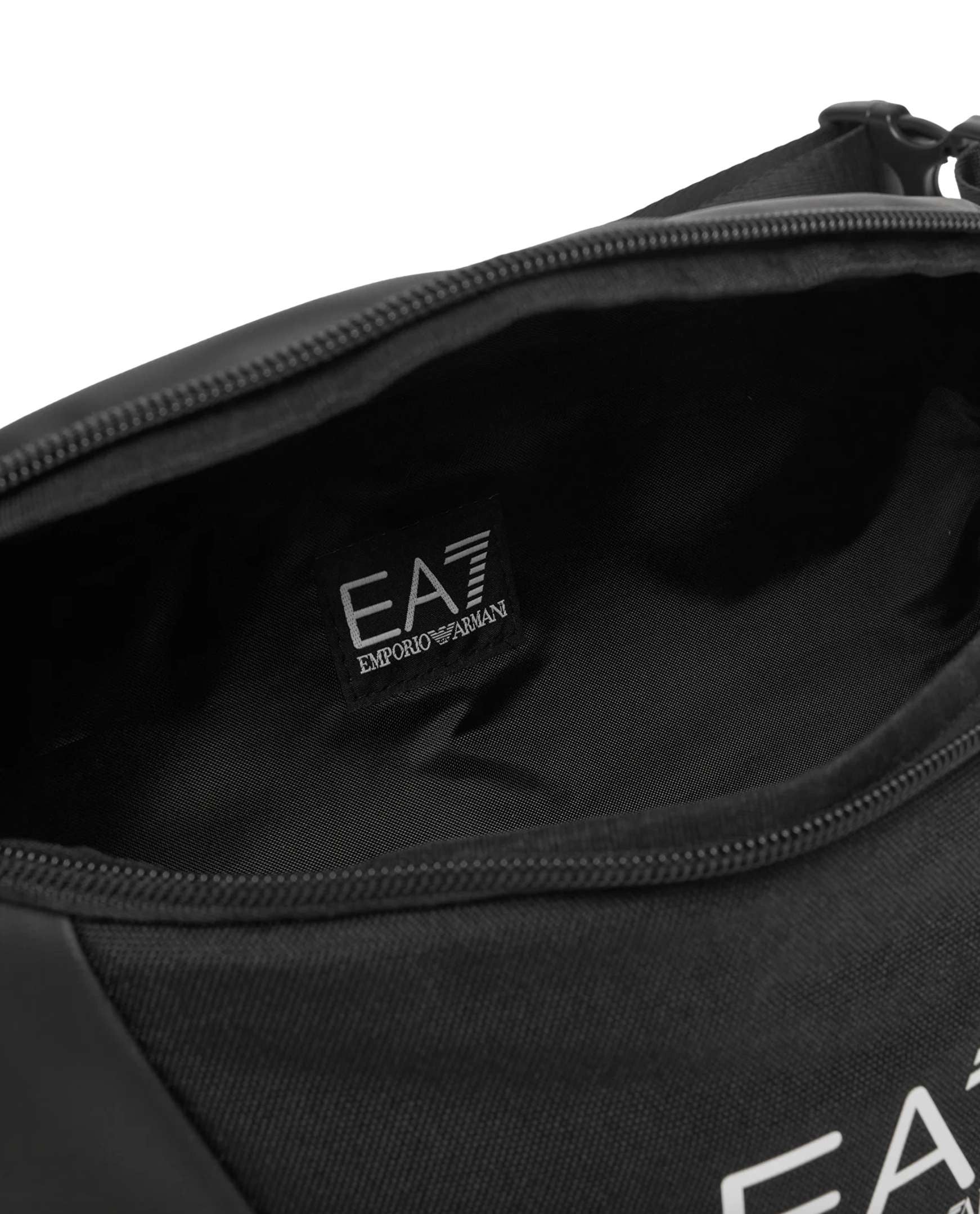 Borsa marsupio uomo EA7 Emporio Armani black/white logo UBS26EA03 7X000073 AF19722 UC001