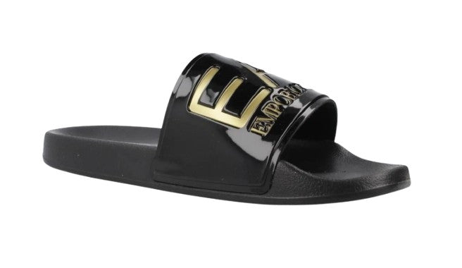 Slipper unisex EA7 Emporio Armani black/gold US26EA02 7X000108 AF15118 PC001