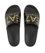 Slipper unisex EA7 Emporio Armani black/gold US26EA02 7X000108 AF15118 PC001