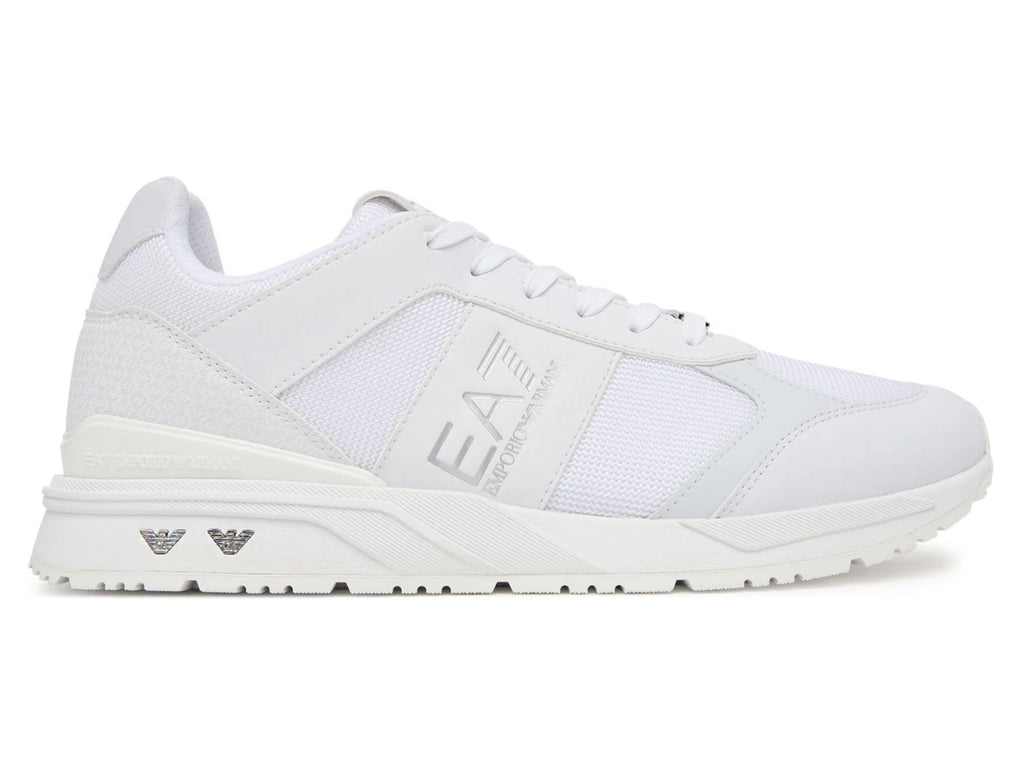 Sneaker EA7 Emporio Armani white/silver US26EA03 7X000656 AF13550 MZ024