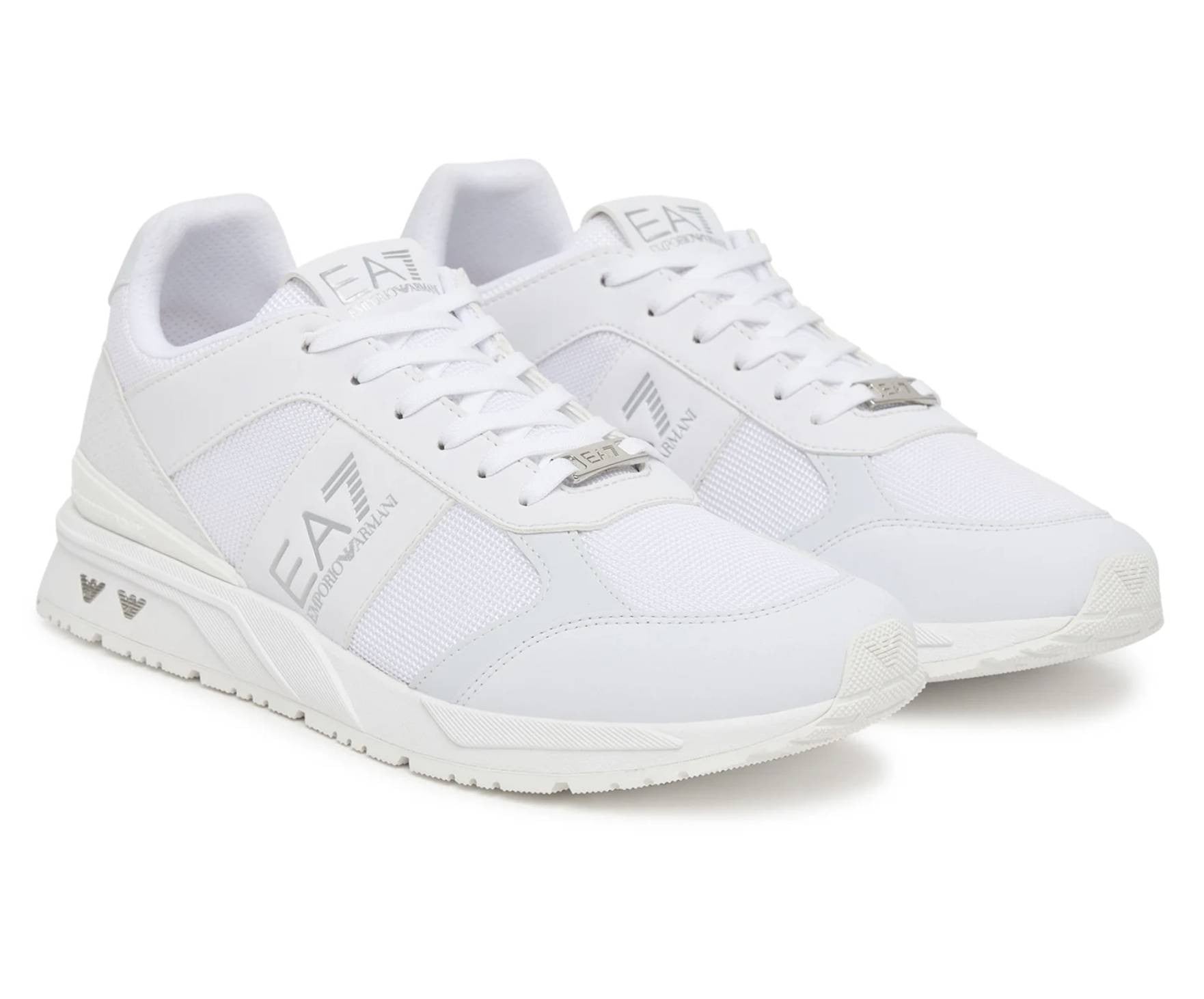 Sneaker EA7 Emporio Armani white/silver US26EA03 7X000656 AF13550 MZ024