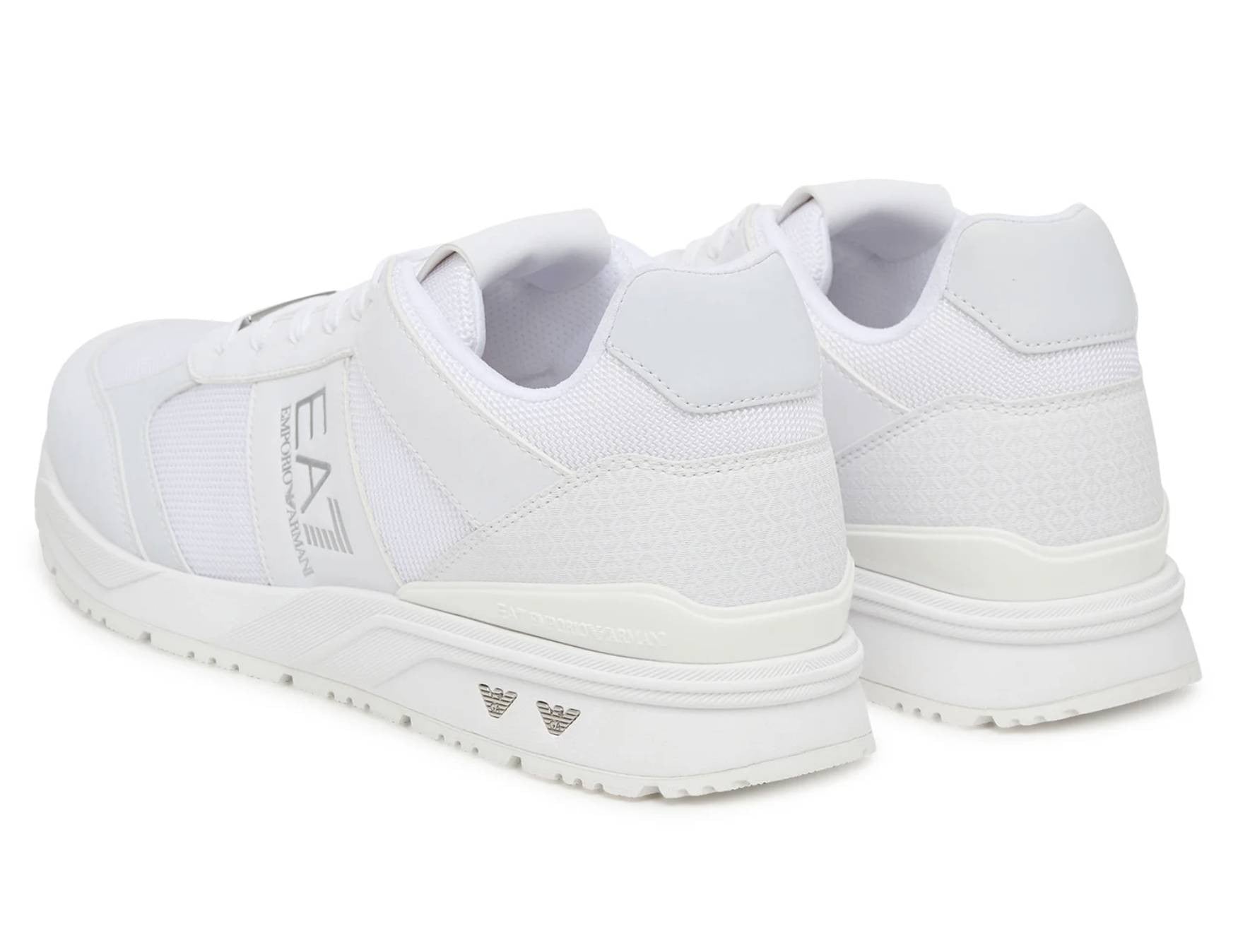 Sneaker EA7 Emporio Armani white/silver US26EA03 7X000656 AF13550 MZ024