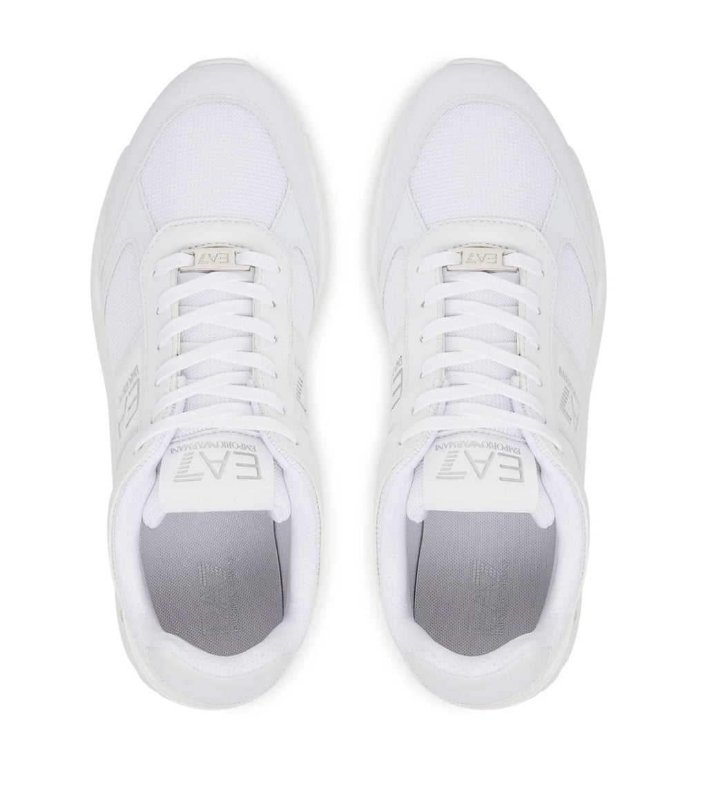 Sneaker EA7 Emporio Armani white/silver US26EA03 7X000656 AF13550 MZ024