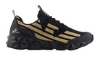 Sneaker EA7 Emporio Armani Ultimate C2 Kombat Core triple black/ light gold US26EA07 X8X217 XK433 R969