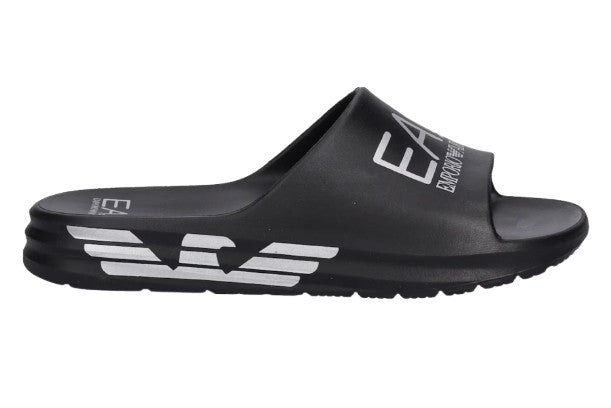 Slipper uomo EA7 Emporio Armani black/silver US26EA11 7X000356 AF18618 MC026