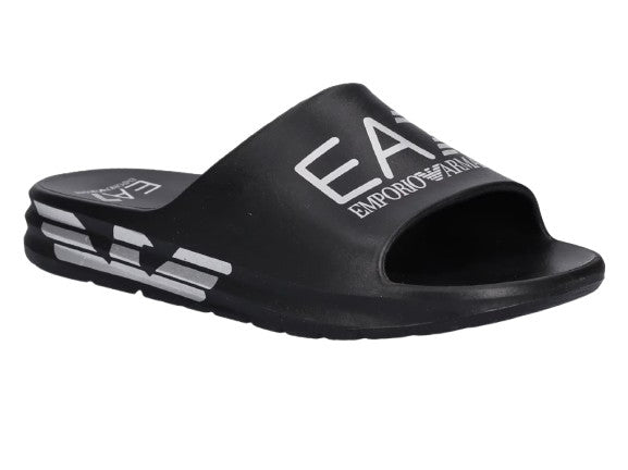 Slipper uomo EA7 Emporio Armani black/silver US26EA11 7X000356 AF18618 MC026