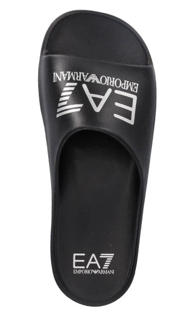 Slipper uomo EA7 Emporio Armani black/silver US26EA11 7X000356 AF18618 MC026