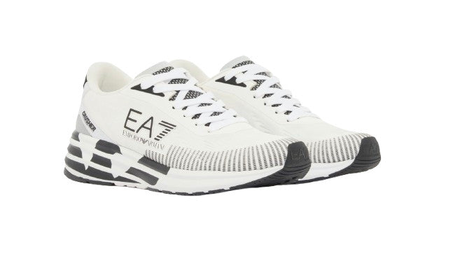 Sneaker running EA7 Emporio Armani white/black US26EA17 7X000651 AF23103 MZ021