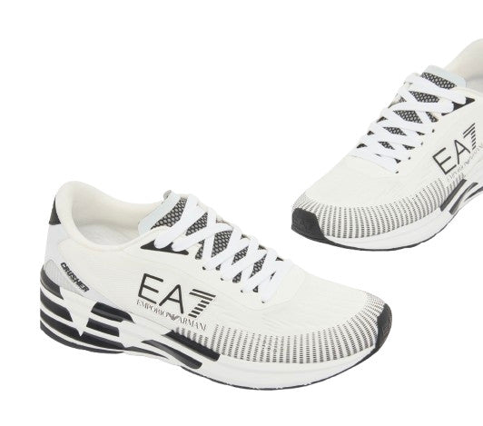 Sneaker running EA7 Emporio Armani white/black US26EA17 7X000651 AF23103 MZ021