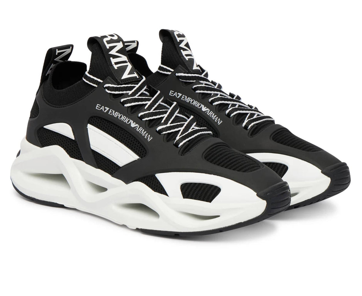 Sneaker EA7 Emporio Armani Infinity Cage black/ white US26EA24 7X000383 AF19525 MC008