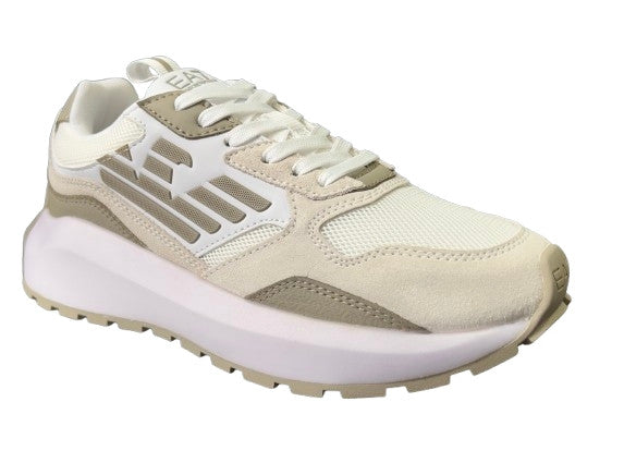 Sneaker EA7 Emporio Armani white/ aluminum US26EA25 7X000657 AF23110 MZ698