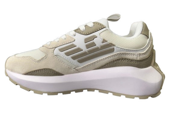 Sneaker EA7 Emporio Armani white/ aluminum US26EA25 7X000657 AF23110 MZ698
