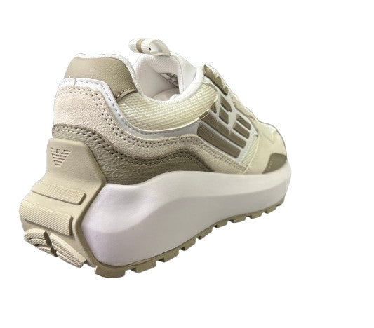 Sneaker EA7 Emporio Armani white/ aluminum US26EA25 7X000657 AF23110 MZ698