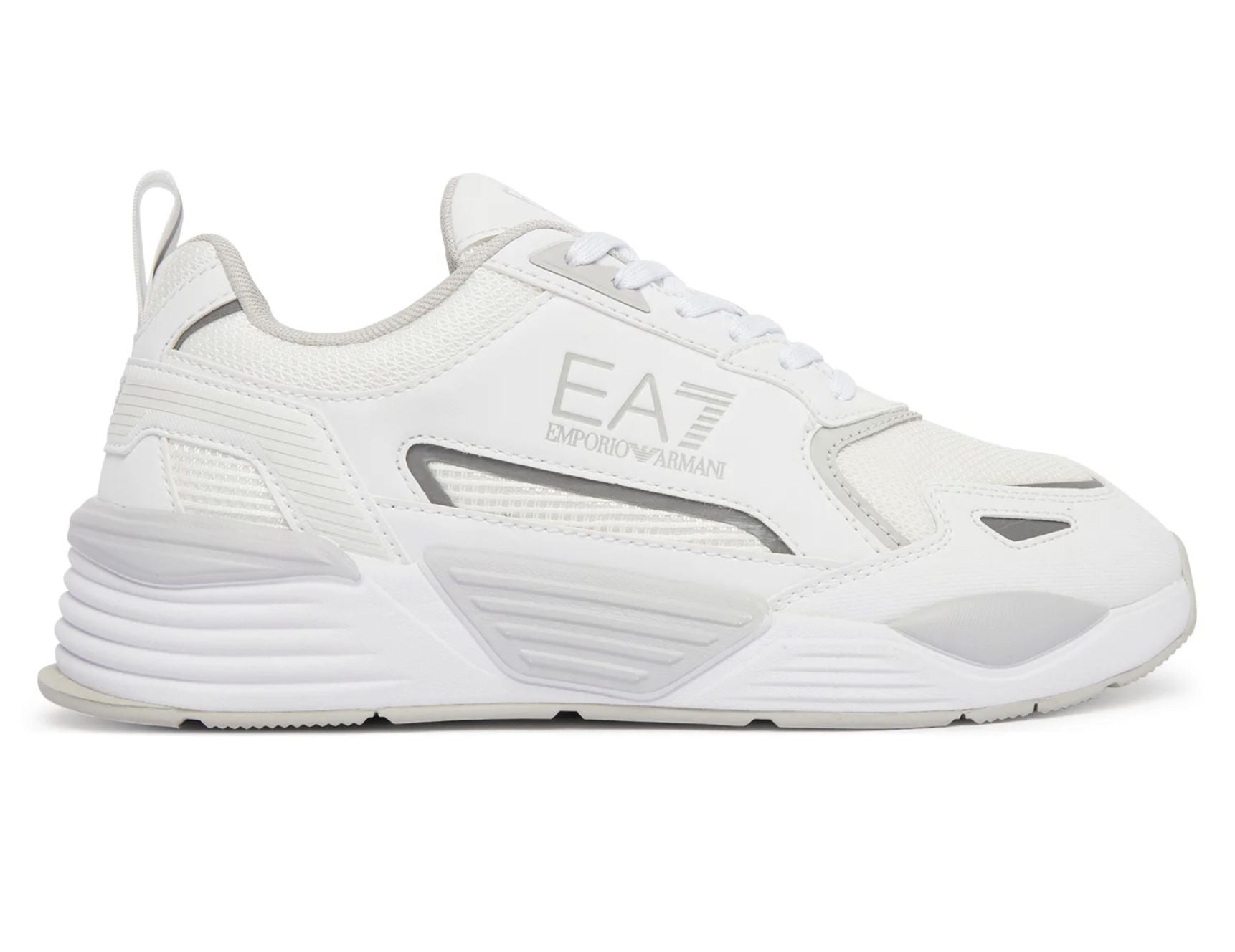 Sneaker EA7 Emporio Armani white/quiet gray/silver US26EA14 7X000308 AF18447 MZ533