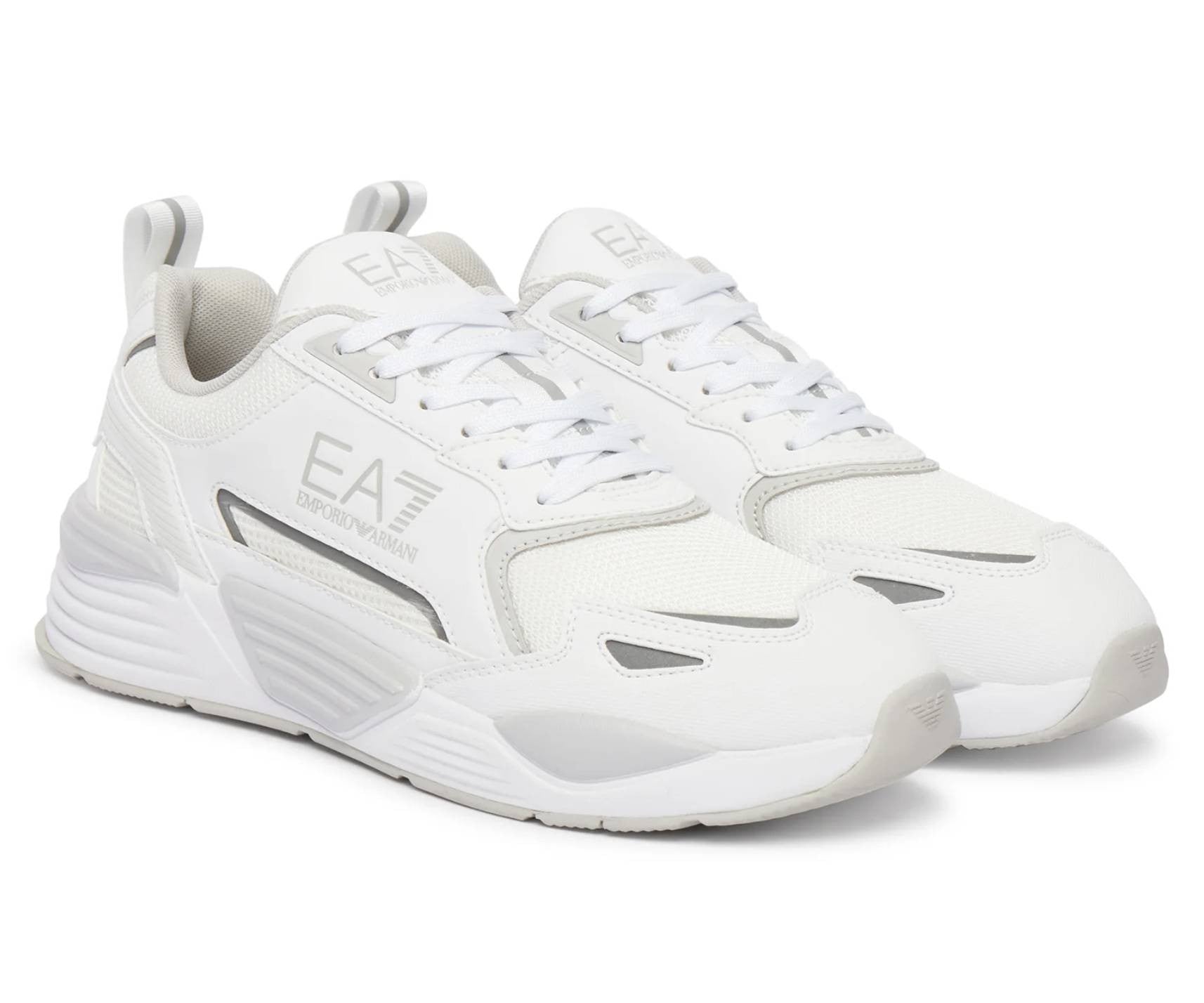 Sneaker EA7 Emporio Armani white/quiet gray/silver US26EA14 7X000308 AF18447 MZ533