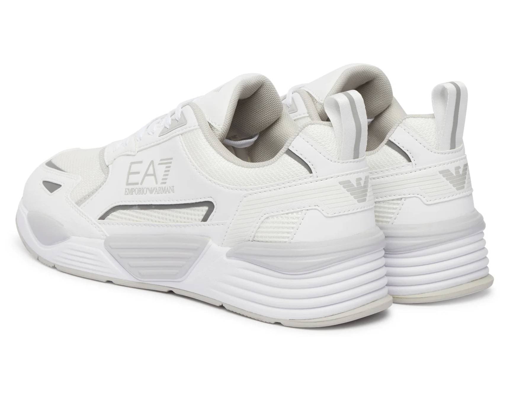Sneaker EA7 Emporio Armani white/quiet gray/silver US26EA14 7X000308 AF18447 MZ533