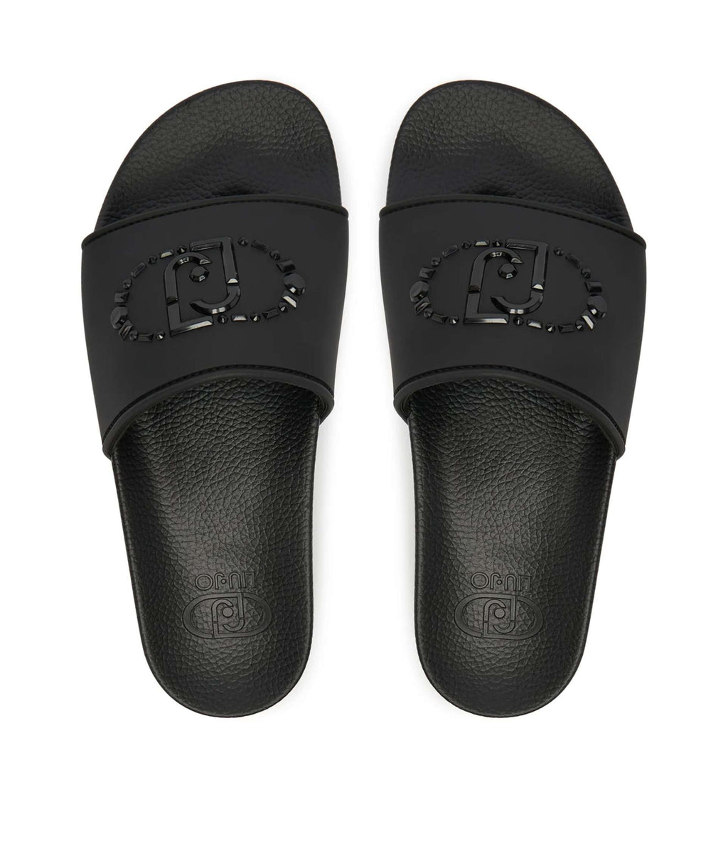 Scarpe Liu-Jo slipper Mykonos 01 black DS26LJ14 BA6077 EX028 22222