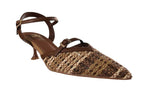 Scarpe donna sandalo Gold&gold TC 60 brown DS26GG22 GY460