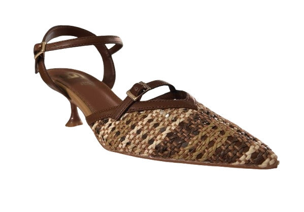Scarpe donna sandalo Gold&gold TC 60 brown DS26GG22 GY460