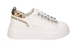 Sneaker donna Emanuélle Vee Bice strass white/animalier DS26EV02 461P-901-13-P003