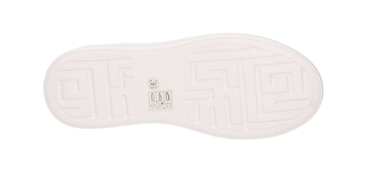 Sneaker donna Emanuélle Vee Bice strass white/animalier DS26EV02 461P-901-13-P003