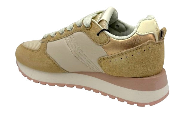 Scarpe donna Colmar sneaker Travis Authentic 051 beige/ rose DS26CO01