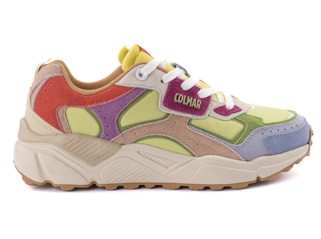 Scarpe donna Colmar sneaker Garner Flashy 076 sage green/ multicolor DS26CO03