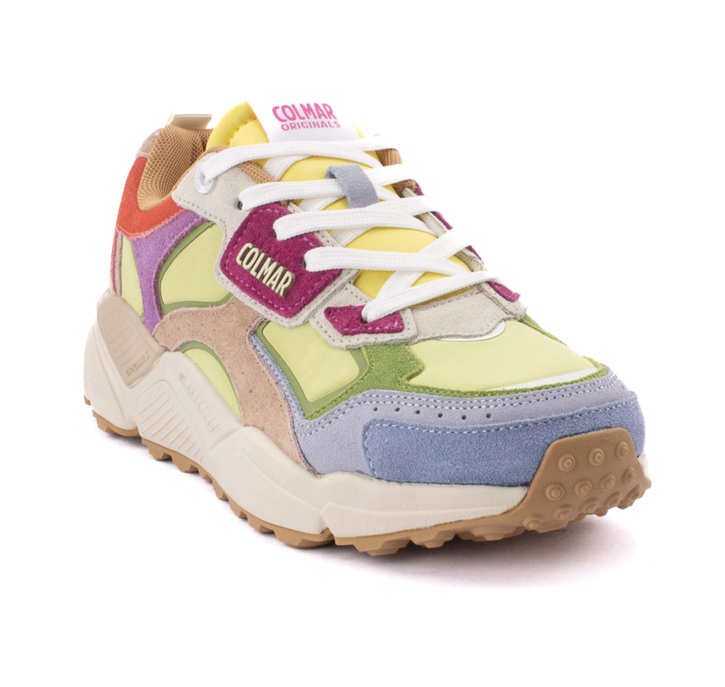 Scarpe donna Colmar sneaker Garner Flashy 076 sage green/ multicolor DS26CO03