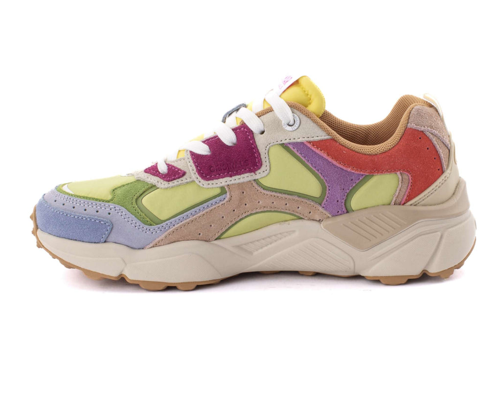 Scarpe donna Colmar sneaker Garner Flashy 076 sage green/ multicolor DS26CO03