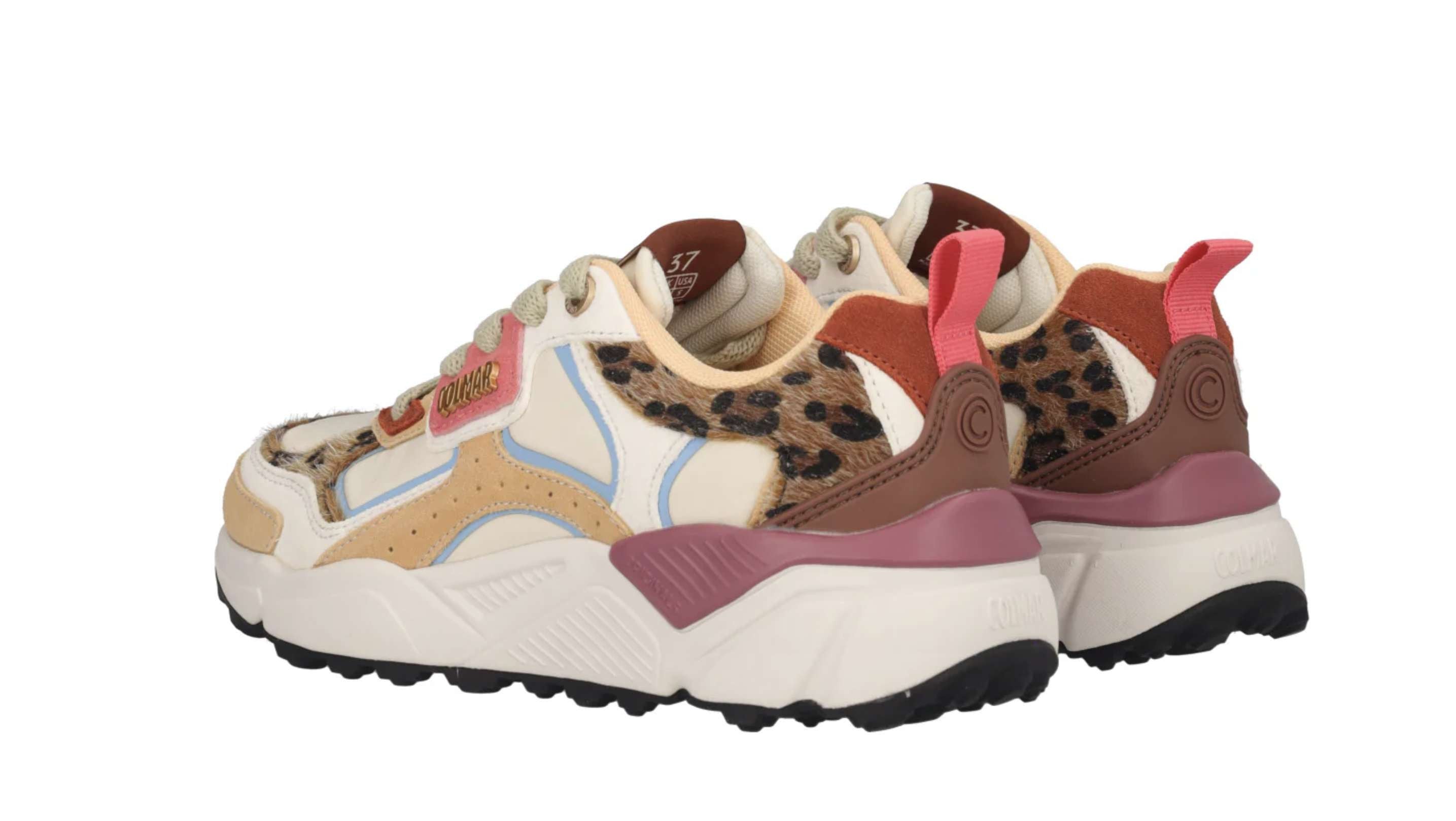 Scarpe donna Colmar sneaker Garner Wild 075 white/ multicolor DS26CO04