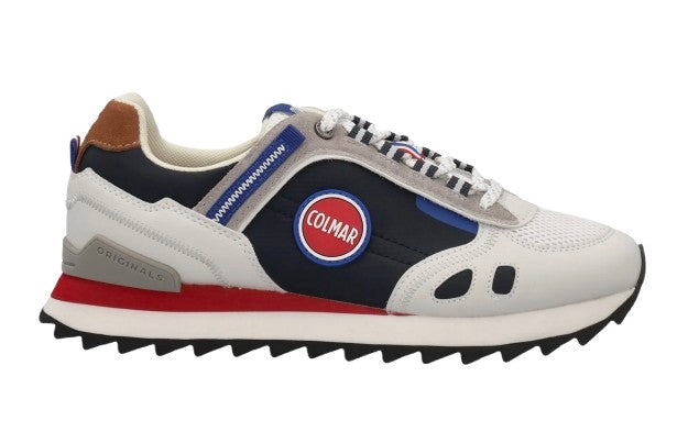 Sneaker uomo Colmar Travis Sport Dual 112 white/ navy/ red US26CO07
