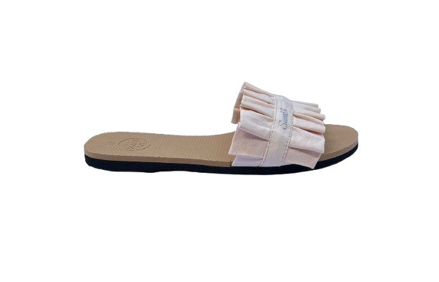 Ciabatta donna Sun68 Brigitte Rouches 31 bianco panna DS26SU13 X36207