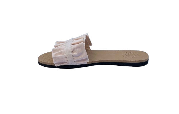 Ciabatta donna Sun68 Brigitte Rouches 31 bianco panna DS26SU13 X36207