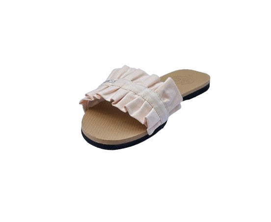 Ciabatta donna Sun68 Brigitte Rouches 31 bianco panna DS26SU13 X36207