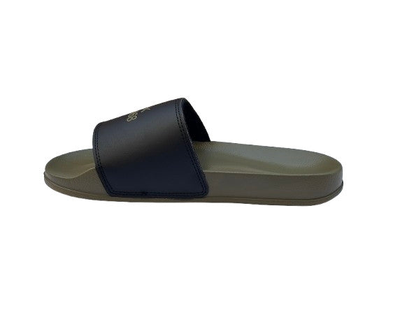 Beach slippers logo Sun68 1911 verde militare/nero uomo US26SU22 X36101