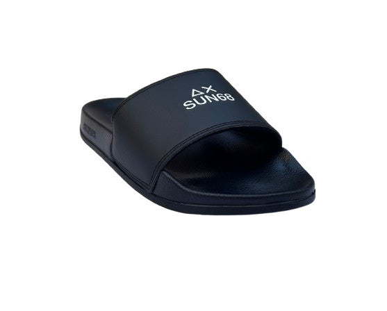 Beach slippers logo Sun68 11 nero uomo US26SU23 X36101