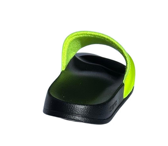Beach slippers logo Sun68 1164 nero/ giallo fluo uomo US26SU26 X36101
