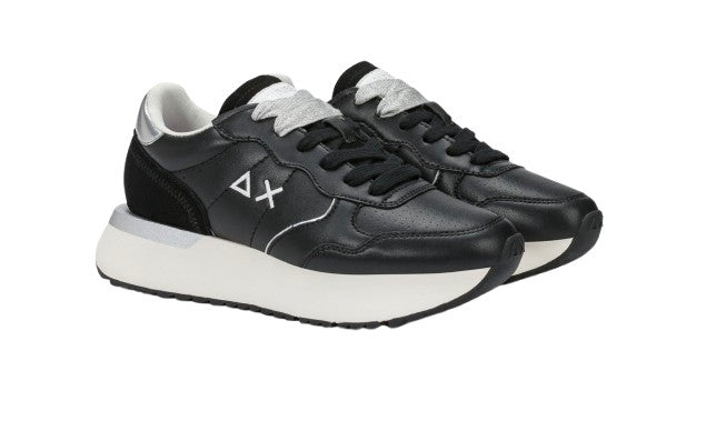 Sneaker Sun68 Big Ally leather 11 nero DS26SU23 Z36210