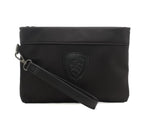 Borsa uomo Blauer pochette clutch in nylon nero BS26BU23 S6PIATNYL01/GLI
