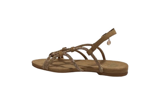 Scarpe donna sandalo Gold&gold ecopelle oro DS26GG24 GK232