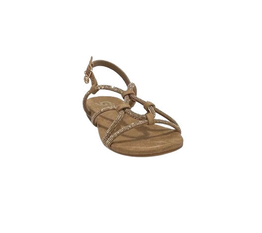 Scarpe donna sandalo Gold&gold ecopelle oro DS26GG24 GK232