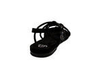 Scarpe donna sandalo Gold&gold ecopelle nero DS26GG25 GK232