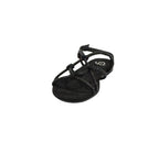 Scarpe donna sandalo Gold&gold ecopelle nero DS26GG25 GK232
