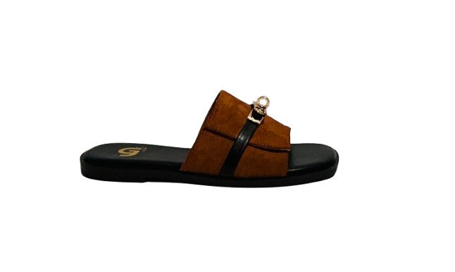 Ciabatta donna Gold&gold brown DS26GG27 GP986