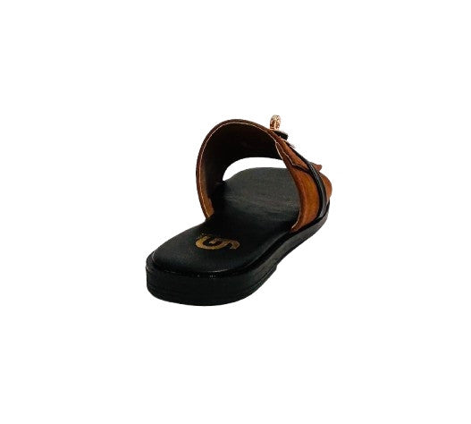 Ciabatta donna Gold&gold brown DS26GG27 GP986