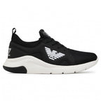 Sneaker running EA7 Emporio Armani mesh rubber black US21EA03 X8X056