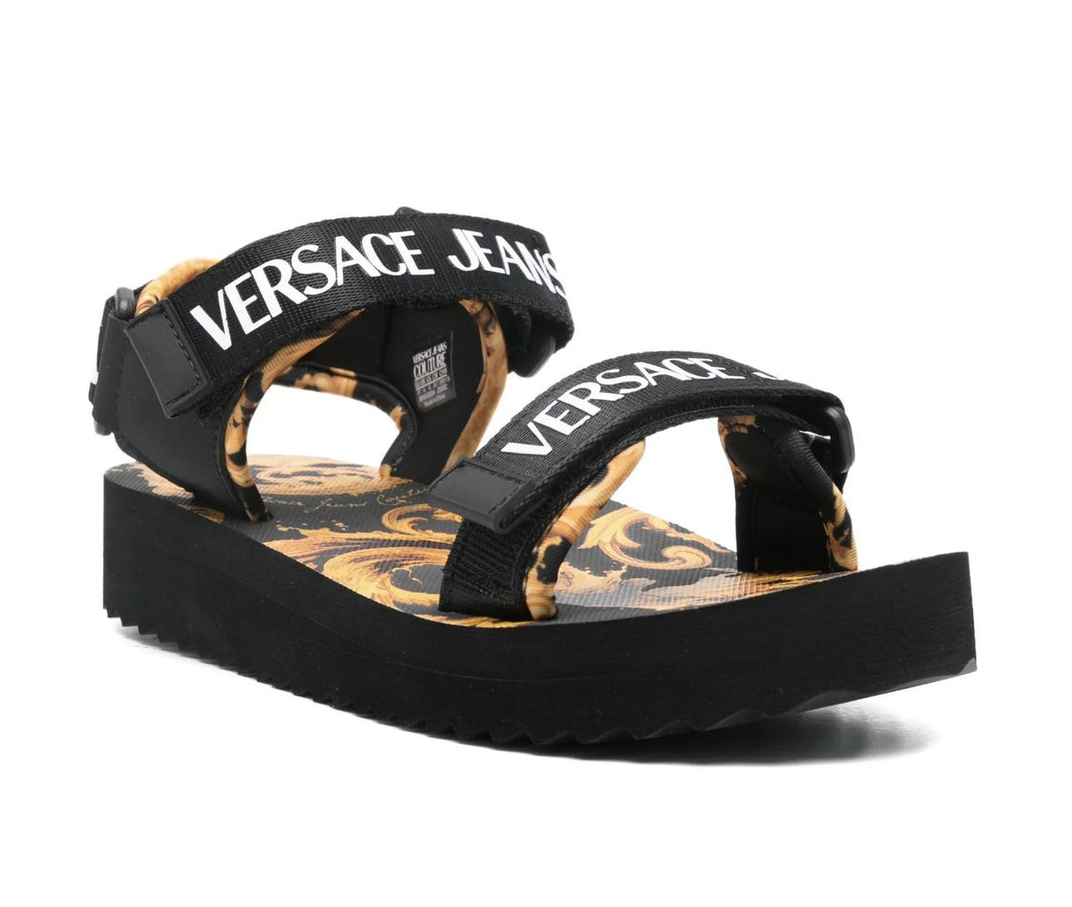 Sandalo donna Versace Jeans Couture nero DS26VE04 80VA3SX4 ZSS82 G89