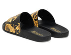 Slippers donna Versace Jeans Couture nero DS26VE03 80VA3SQ3 ZS365 G89